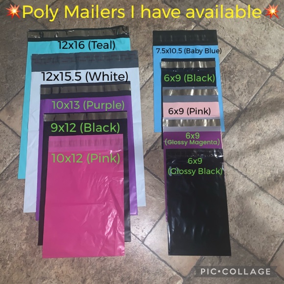 NEW! 50pc 6x9” Self-Adhesive Poly Mailer Shipping Bags Bundle (PINK) - Picture 6 of 6